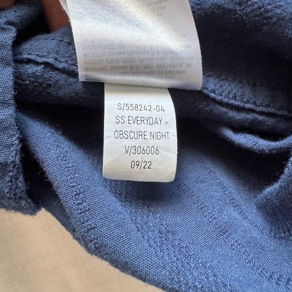 Old Navy Men's Everyday Shirt Textured Short Sleeve Button Up Blue Size XXL - Picture 9 of 13